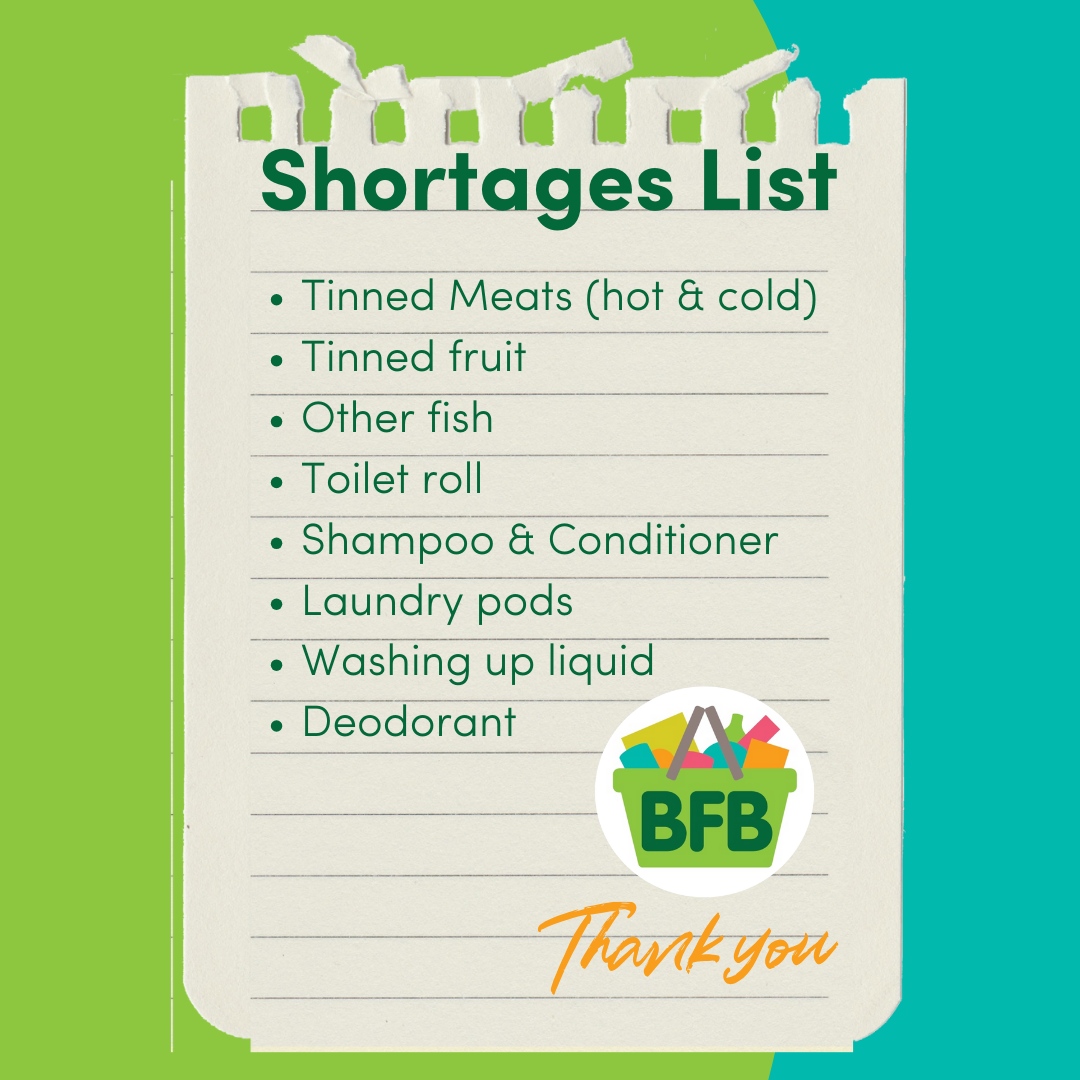 BassetlawB's tweet photo. We're asking for:
- Tinned meats
- Tinned fruit
- Other fish (not tuna)
- Toilet roll
- Shampoo & conditioner
- Laundry pods
- Washing up liquid
- Deodorant - (Female & Male)
🥫 🍍 🧻
Thank you!
#bassetlawfoodbank #foodbank #bassetlaw #shortageslist #needslist #thankyou https://t.co/3TE2Btml2V