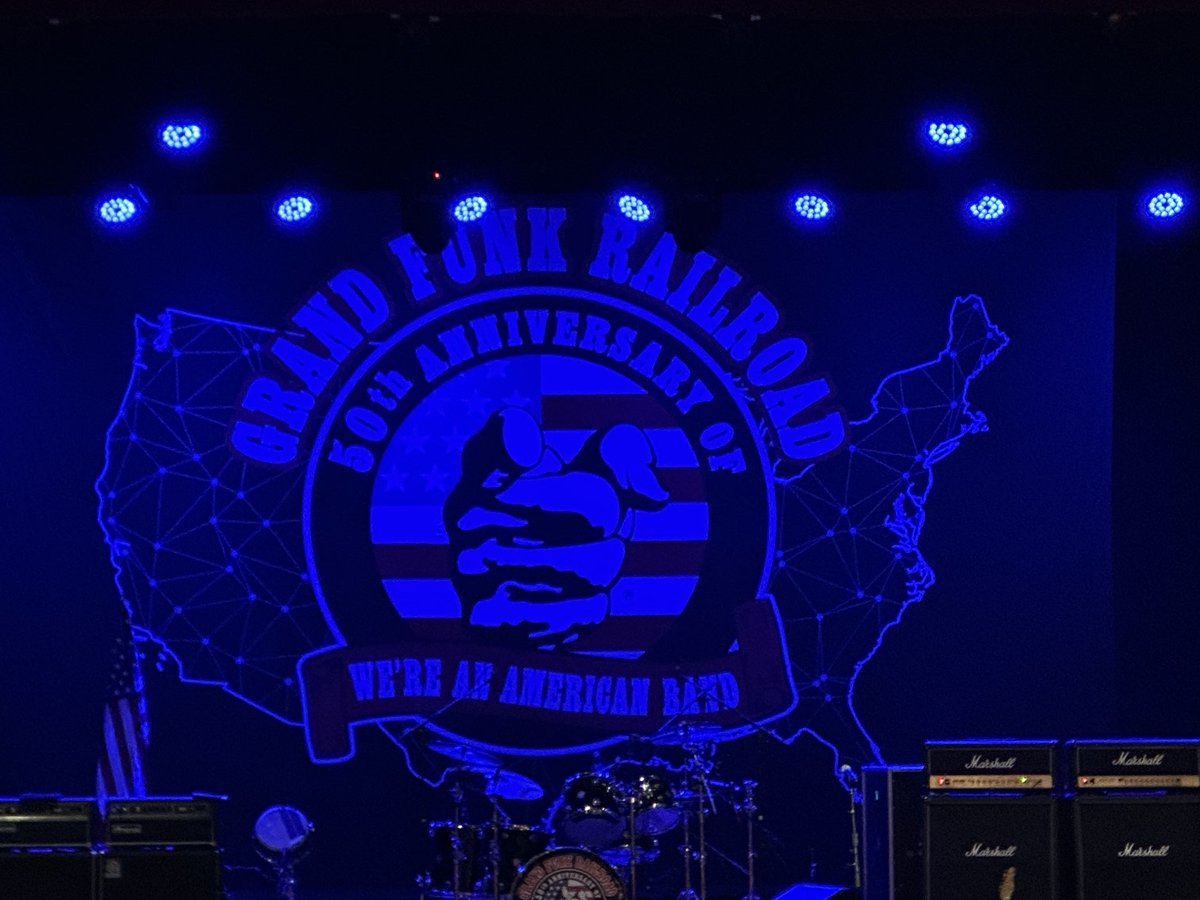 SpringsLima's tweet photo. Tom K. living his dream at The Grand Funk Railroad Concert at The Niswonger Performing Arts Center in Van Wert. https://t.co/f1DoMtJSaT