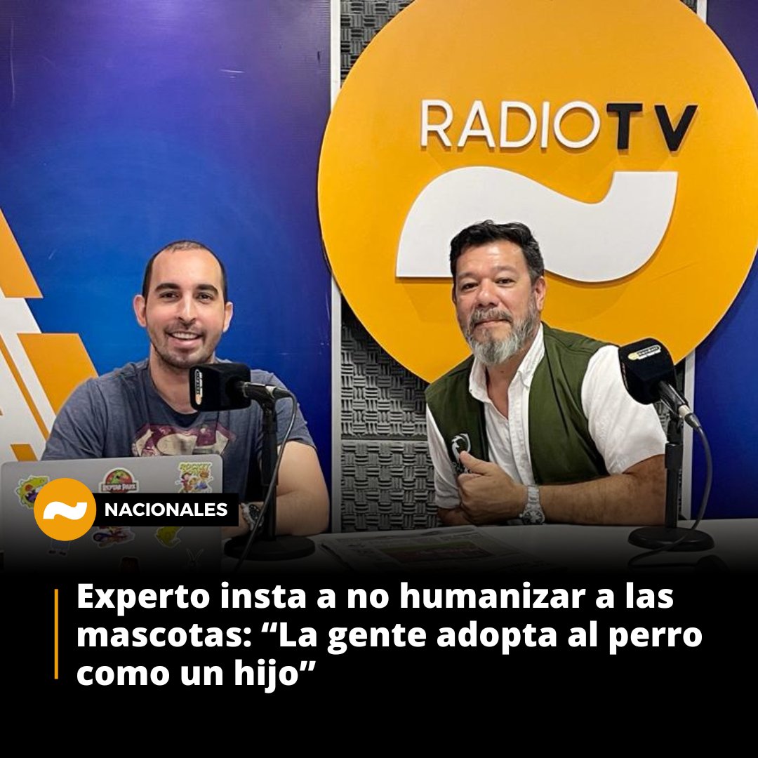 Experto insta a no humanizar a las mascotas: “La gente adopta al perro como un hijo”

🗣️"Eso no tiene que ser así", explicó el especialista canino, Richi Rey Vera

▪️Señaló a la #1020AM que este compartamiento puede causar inconvenientes en la psicología del animal

🗣️"Un perro