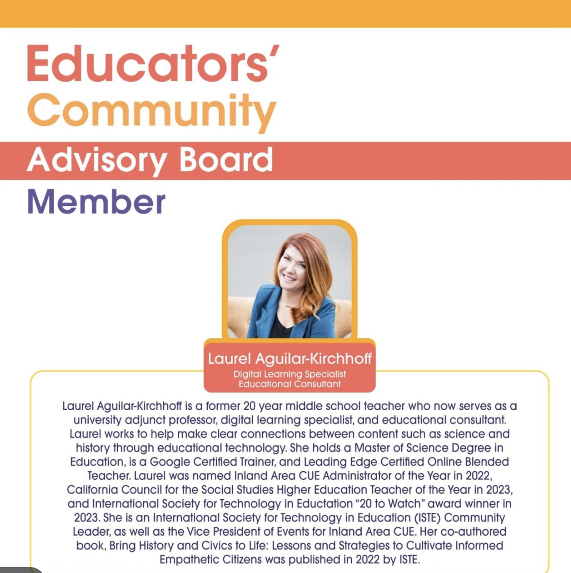 Laurel Aguilar-Kirchhoff tweet media