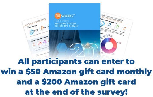 We want to hear from you! Click below to share your experience by taking the 2023 AMS/CRM Software Selection Survey! Make sure your voice is heard in our research to help shape the future of this crucial  process for associations! 
surveymonkey.com/r/2023_AMS_CRM… #501works #associations