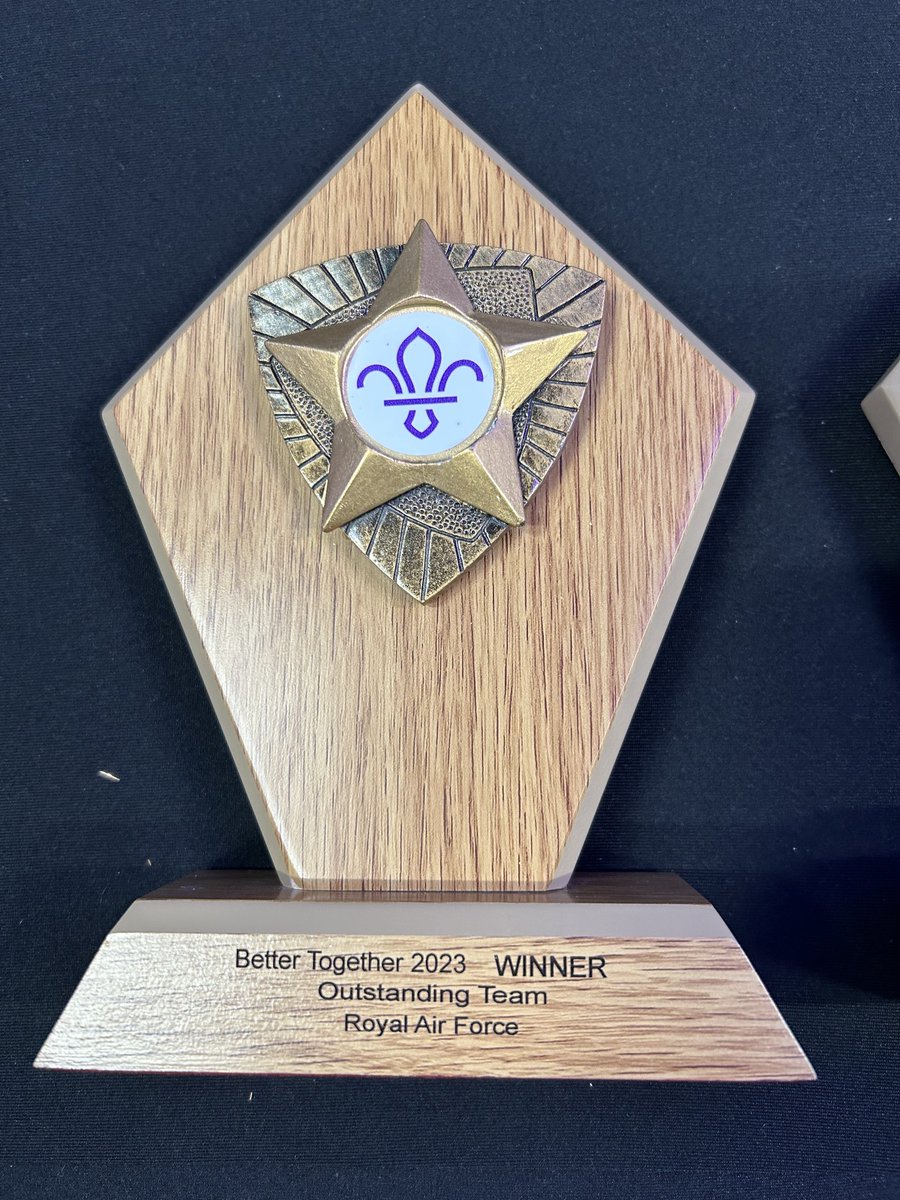 We are absolutely delighted that our partnership with <a href="/scouts/">Scouts</a> has been recognised, lots of exciting opportunities coming next year. Dates for out fantastic badge days will be announced next month <a href="/RAFMUSEUM/">RAF Museum</a> <a href="/RAFMLearning/">RAF Museum Learning</a>