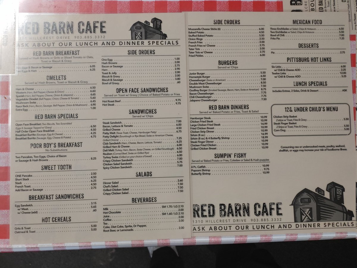Heaven on earth doesn't exis....oh, wait. Red Barn Cafe