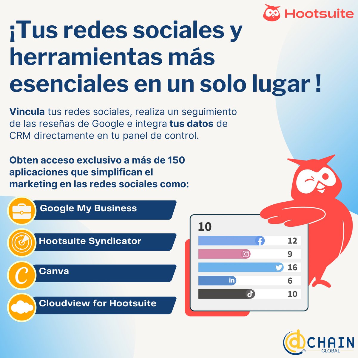 Ahorra tiempo y obtén los mejores resultados con las herramientas de administración de redes sociales! 📲 Usa la potencia de la tecnología para mantener las redes sociales de tu marca impecables y optimizadas. #TiempoEsOro #OrganizaciónYOptimización