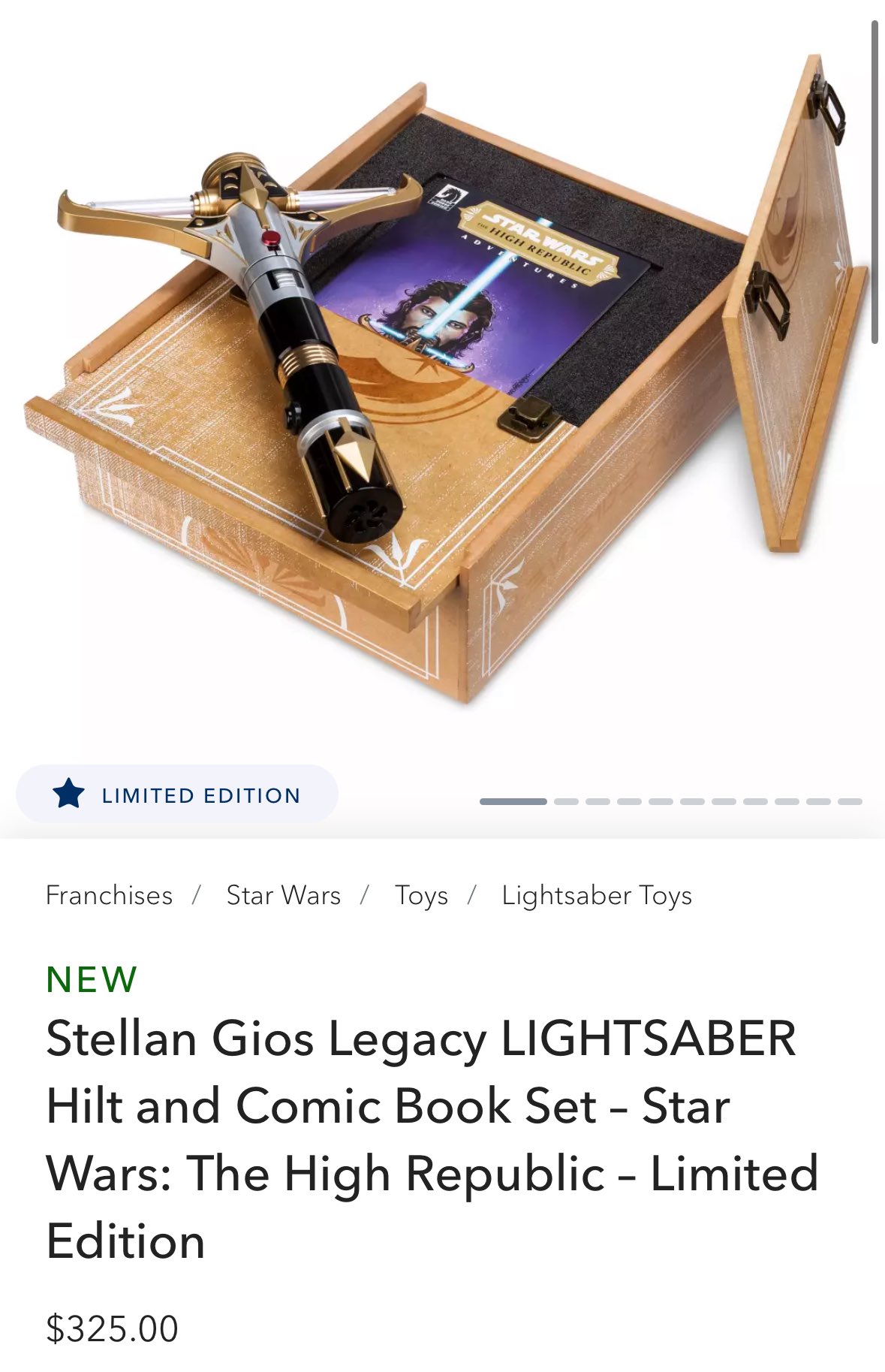 Stellan Gios' Lightsaber Coming to Disney Parks and shopDisney