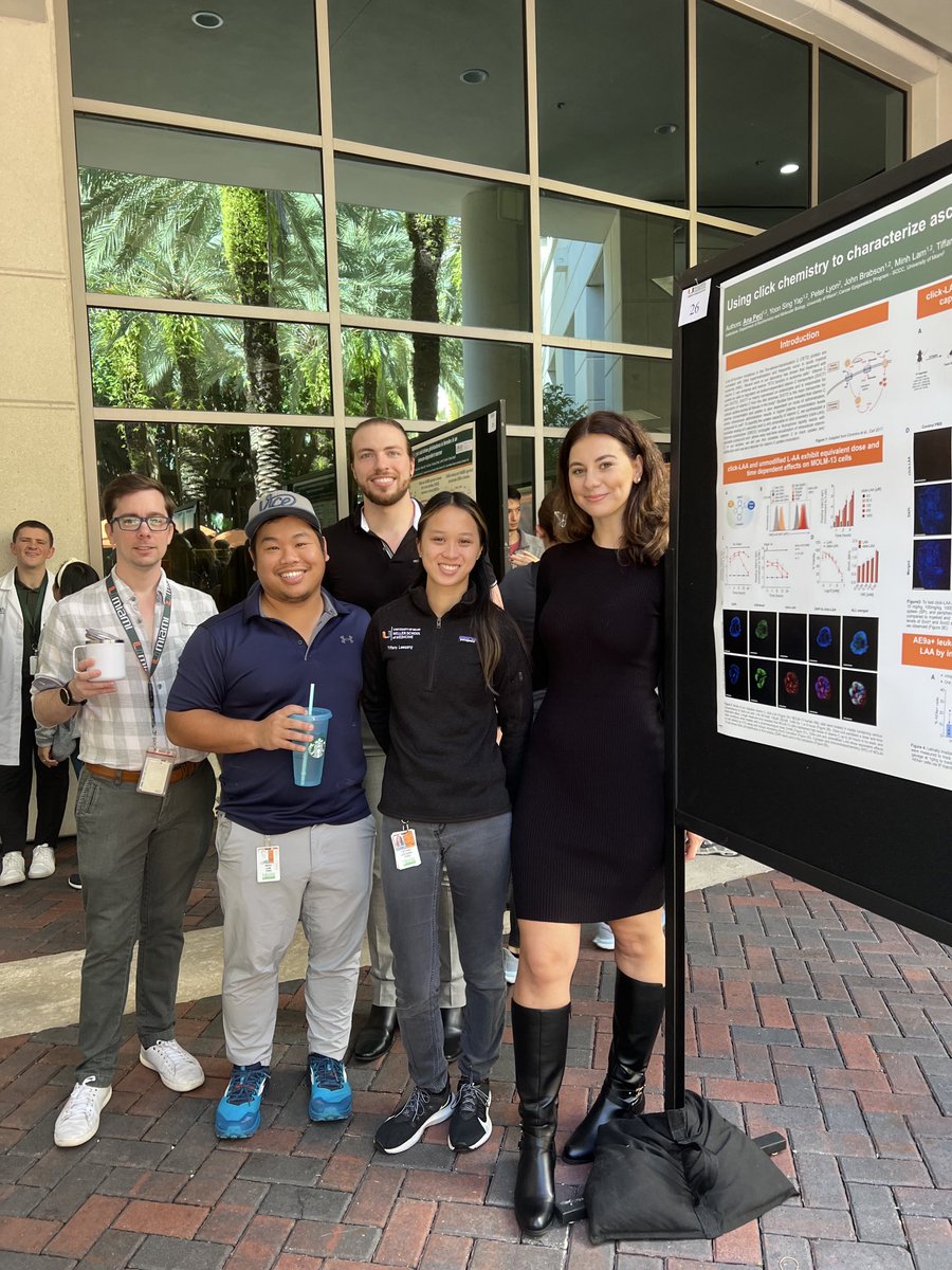 Our students workin’ the Sylvester Cancer Research Poster Session!