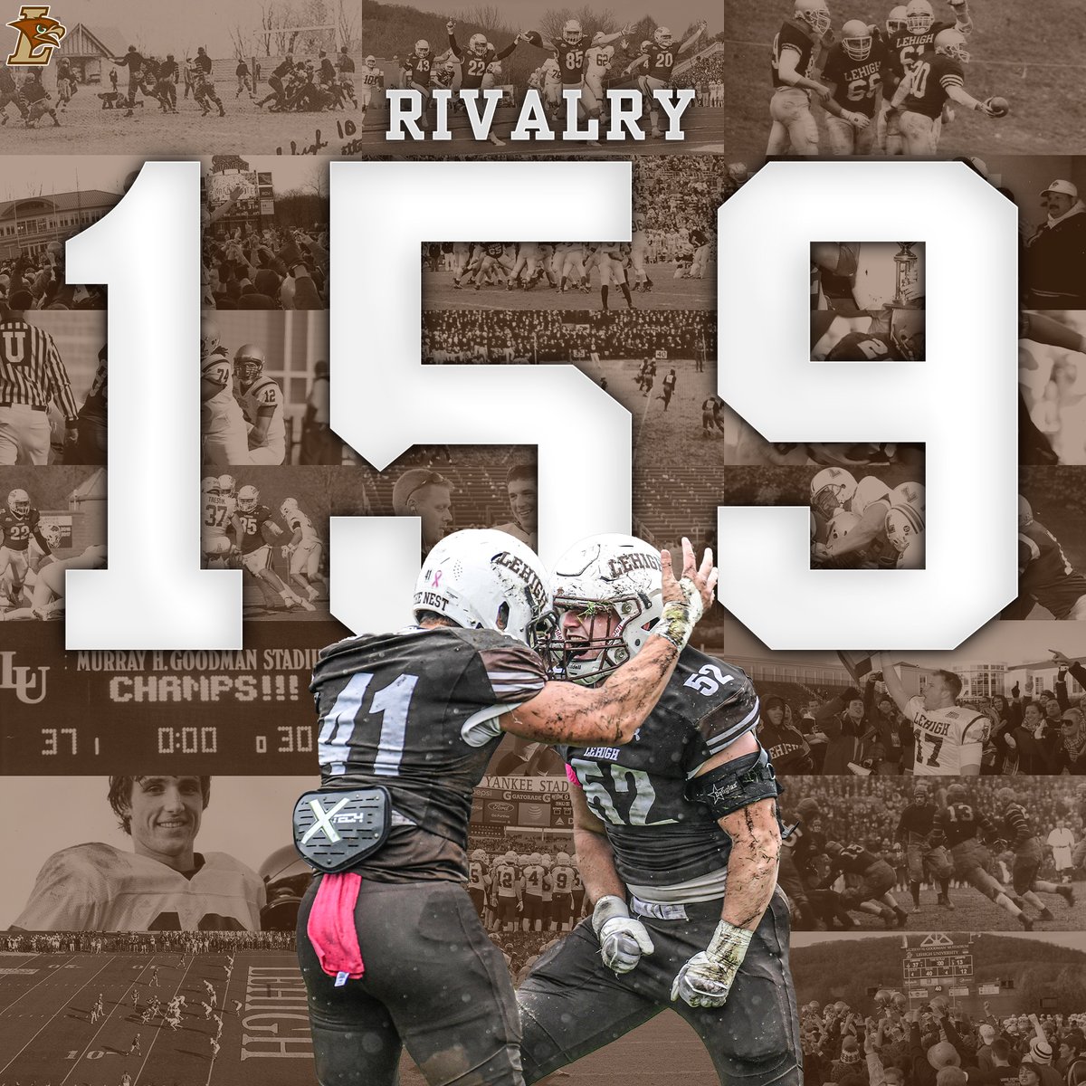 This time tomorrow! #GoLehigh #BeatLafayette #Rivalry159