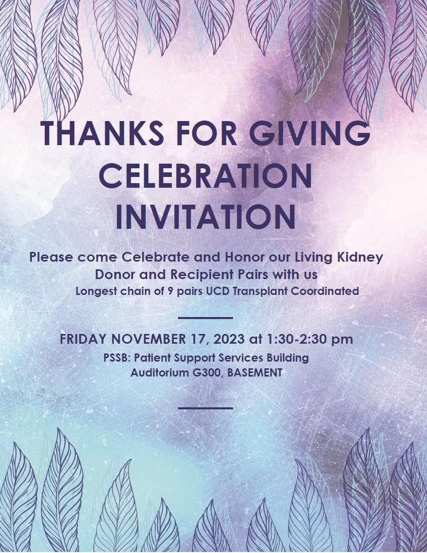 Join us today as we celebrate our Thanks for Giving event, honoring our real life heroes - living kidney donors. 

 #kidneydonor #kidneytransplantrecipient #kidneytransplant #nationalkidneyfoundation #organdonors #givelife