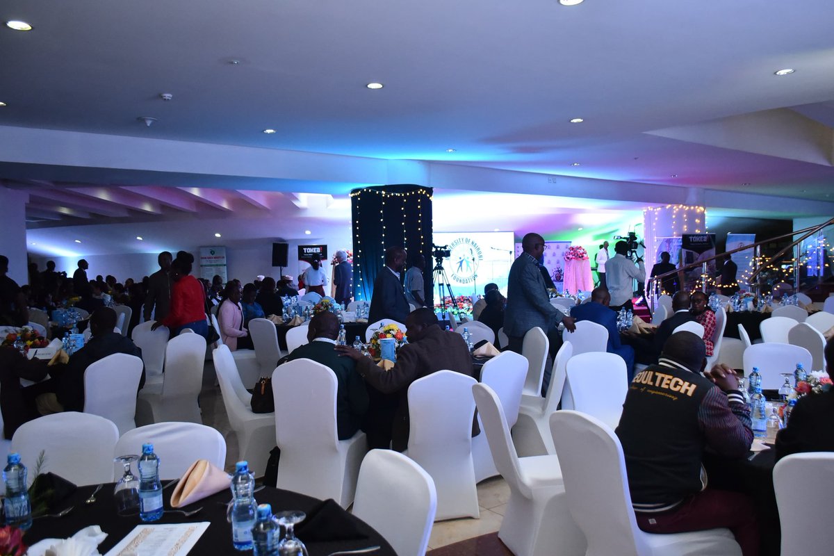 HumanitiesUoN's tweet photo. The 2nd Annual UoN Foundation 
Dinner is currently taking place on the fifth floor of the UoN Towers. @uonbi @uonfoundation https://t.co/NXQ8uinn5e