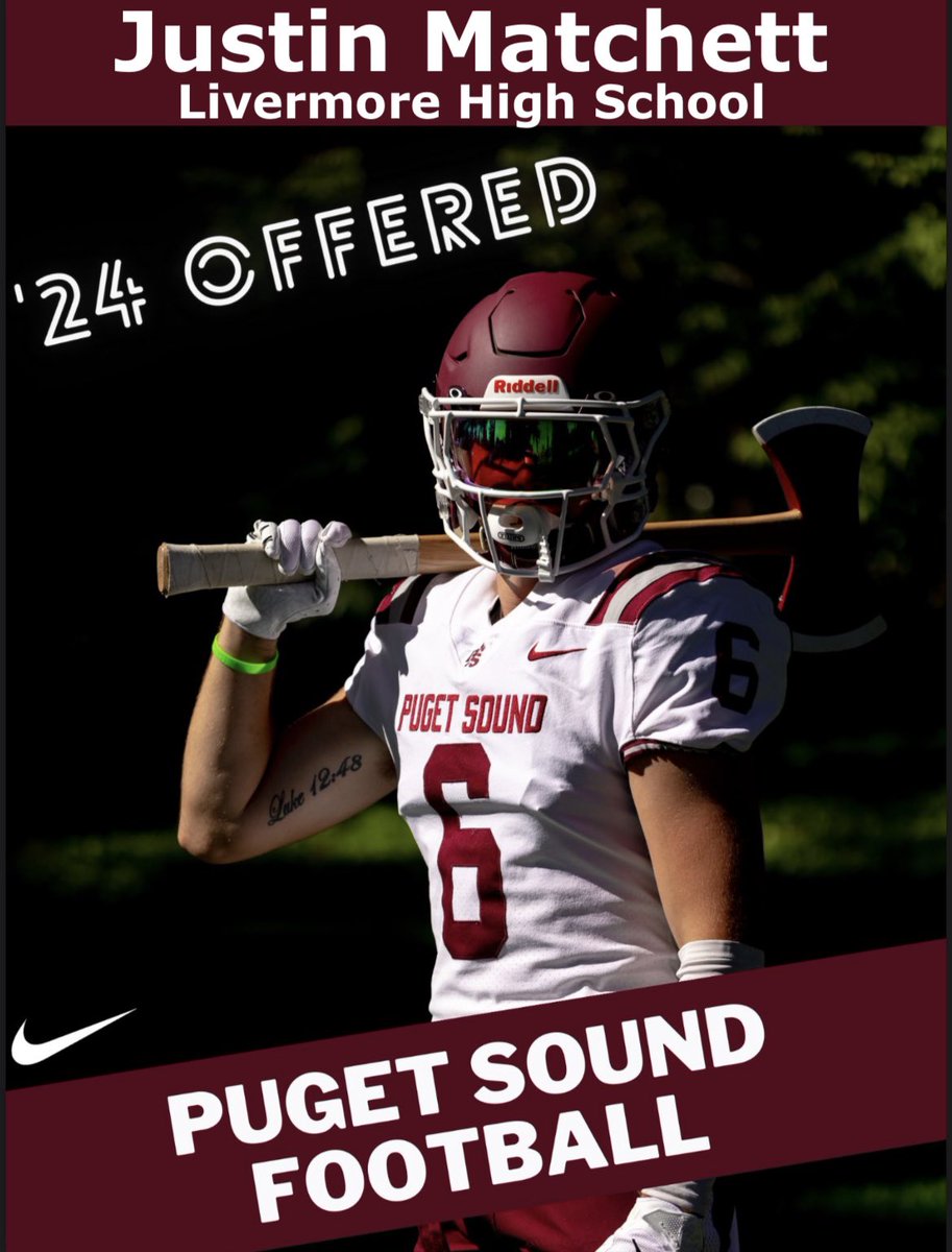 JustinMatchett0's tweet photo. Blessed 🙌
@BrandonHuffman 
@CoachCarskie 
@westcoastpreps_ 
@pudgetsoundfootball
@jeffthomas4 https://t.co/PeyTOpapne