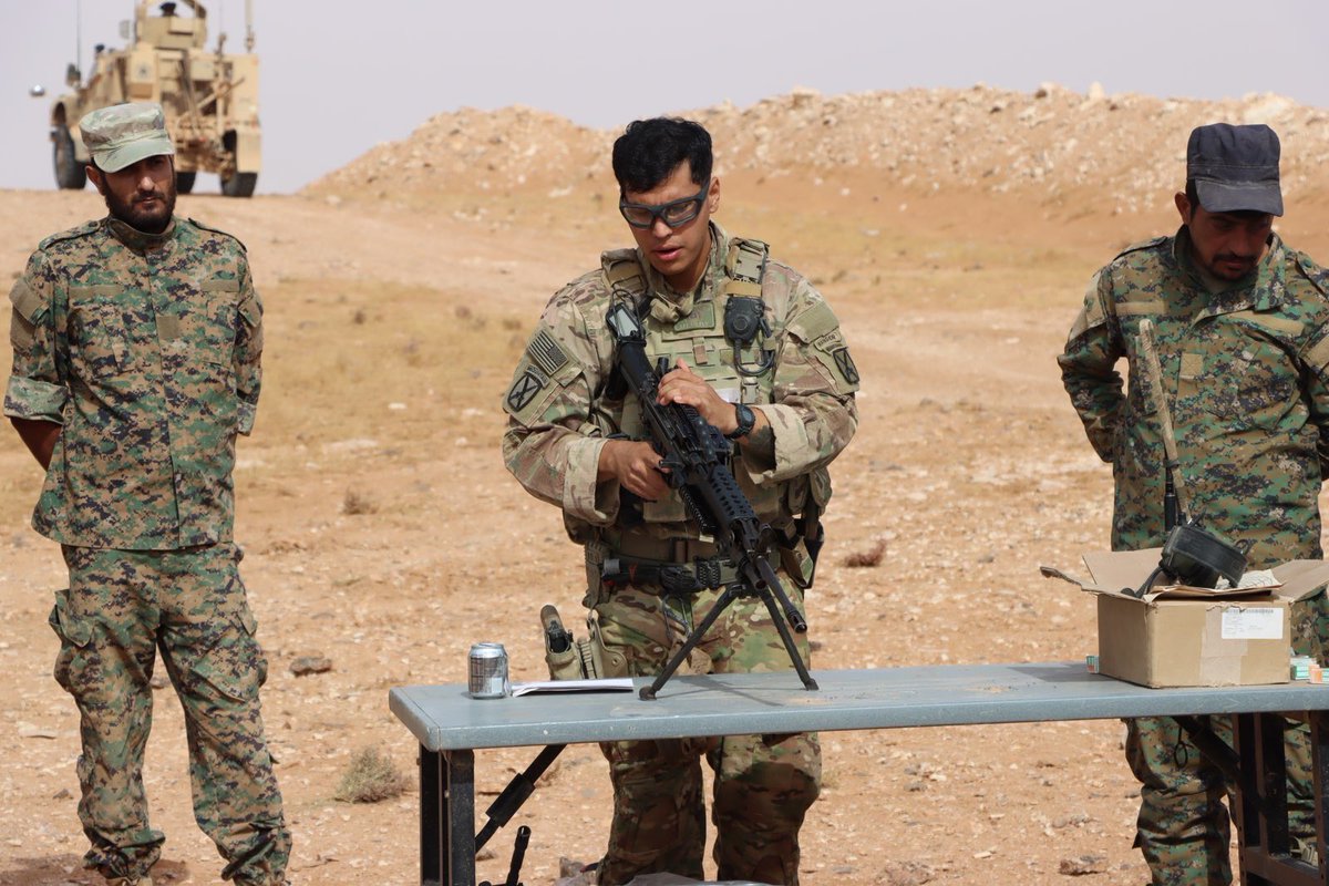 2BCT10thMtnDiv's tweet photo. 1-89 CAV, 2BCT, 10th MTN DIV (LI) through its advise, assist, and enable (A2E) mission, delivers training and expertise to its partner forces to prevent the resurgence of daesh. Strong partner forces contribute to and maintain regional stability and security. https://t.co/3zPZyqZ6Vm