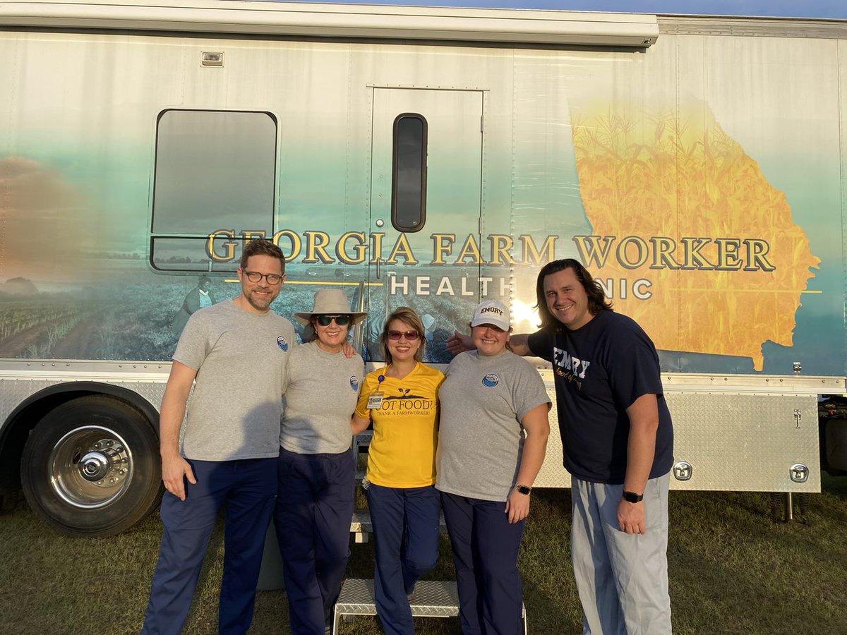 Emory Dept of Family & Preventive Medicine (@emoryfammed) on Twitter photo Shout out to #EmoryFarmworkerProject and <a href="/EmoryPASOM/">Emory PA Program</a> for another great weekend in South GA! 150 volunteers, including PA students, faculty, and alumni, provided healthcare to over 250 farmworkers. <a href="/emoryhealthcare/">Emory Healthcare</a> <a href="/EmoryMedicine/">Emory School of Medicine</a> Shout out to #EmoryFarmworkerProject and <a href="/EmoryPASOM/">Emory PA Program</a> for another great weekend in South GA! 150 volunteers, including PA students, faculty, and alumni, provided healthcare to over 250 farmworkers. <a href="/emoryhealthcare/">Emory Healthcare</a> <a href="/EmoryMedicine/">Emory School of Medicine</a>