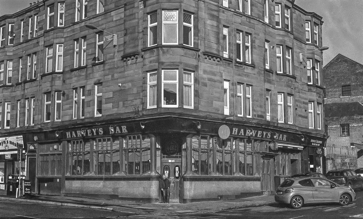 The joys of film photography is that sometimes things go wrong. It did with this picture of Harvey’s Bar on the Maryhill Rd. I look at this picture with a bit of sadness as I know it’s going to be a while until I’m back enjoying a pint of Guinness. All the best everyone.