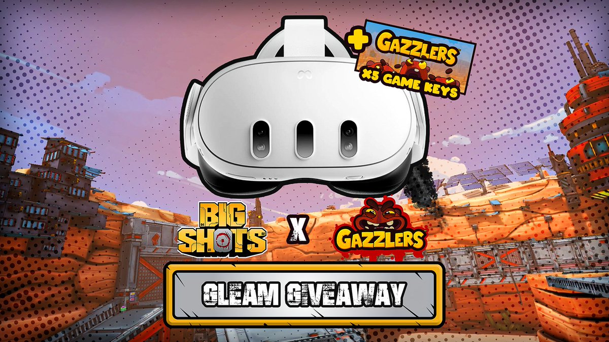 BigShotsVR's tweet photo. Attention Rookies! 🚨 Want to win a brand new Oculus Quest 3? 🥽

#BigShotsVR is partnering with @Gazzlers for a massive giveaway! 🎁 Follow the link to complete your entry and stand a chance to win an Oculus Quest 3 or a Gazzlers game key! 🔑

https://t.co/dYNC1Fhp0W https://t.co/rtbT1YuaLT