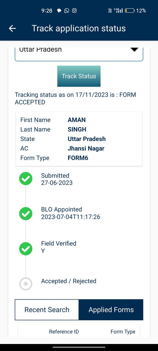 Very good service provided by Government officialapp,it's been more than 4 months.i haven't received my voter card,raised grievances in there grievance portal two times still, no help,very great service i think election commission should close this app #patheticservice @ECISVEEP