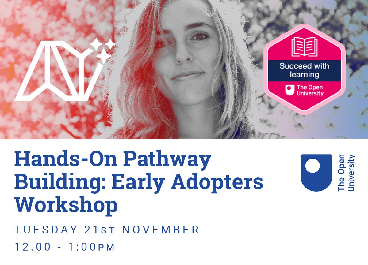 🚀 Join us on November 21st at the #OpenUniversityPathwaysDesignWorkshop  🌐
🔍 Expert Insights🛠️ Hands-on digital pathways creation 🤝 Networking opportunities 
🔗 Register here: events.teams.microsoft.com/event/f8ff6c43… <a href="/OpenUniversity/">The Open University</a> #LearningPathways #Navigatr #badgingmadeasy