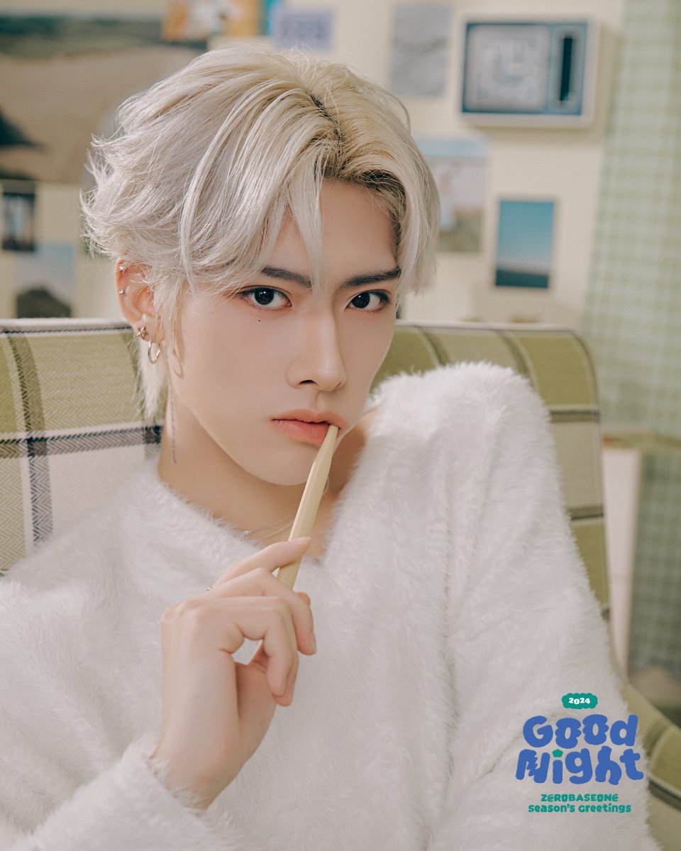 ZEROBASEONE 2024 SEASON'S GREETINGS 'Good Night'

Concept Photo 1
#석매튜 #김태래 #리키

#ZEROBASEONE #ZB1
#제로베이스원
#SEOKMATTHEW #KIMTAERAE #RICKY