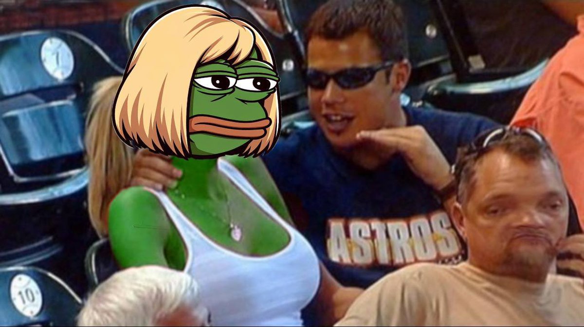 WTF am I even doing here right now.
I just wanted free beer and to watch these hot dudes play baseball.

But now this guy won’t STFU about the $PEPE coin he bought 😡🤬

I’m definitely going to F*** his friends now.

<a href="/Starcaster1/">gorl</a> 
<a href="/ugliestduck/">olivia</a> 
@DailaDotEth 
<a href="/moon_guurl/">rea</a>