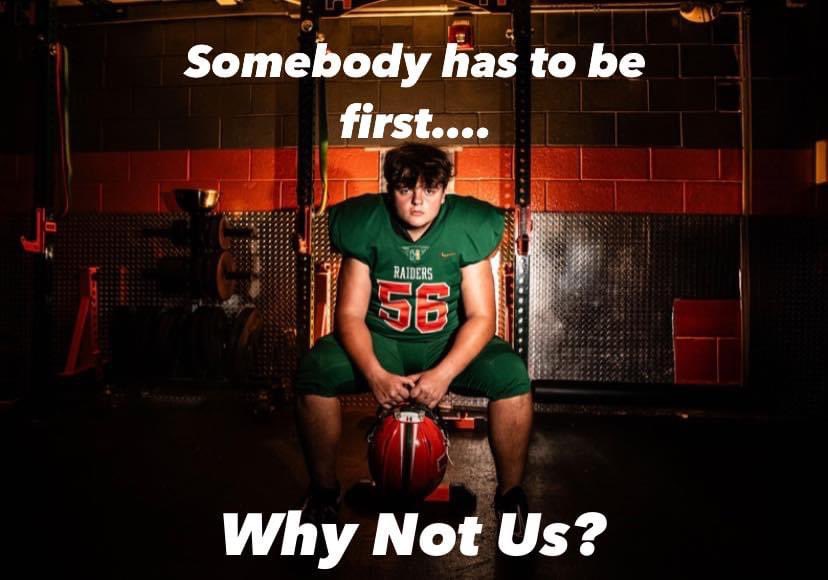 PaulGrider's tweet photo. Somebody has to be the first @HartCountyFball team to win the Regional Championship….WHY NOT US???

GO RAIDERS!  You’ve earned this chance, now FINISH IT. https://t.co/DMdsiln5dU