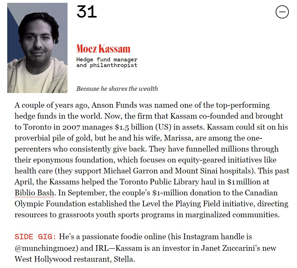 Anson Funds (@ansongroupfunds) on Twitter photo Check out our very own <a href="/MunchingMoez/">Moez Kassam</a> on <a href="/torontolife/">Toronto Life</a> 's "The Most Influential Torontonians 2023"
Read more here:
torontolife.com/deep-dives/the⦠Check out our very own <a href="/MunchingMoez/">Moez Kassam</a> on <a href="/torontolife/">Toronto Life</a> 's "The Most Influential Torontonians 2023"
Read more here:
torontolife.com/deep-dives/theā¦