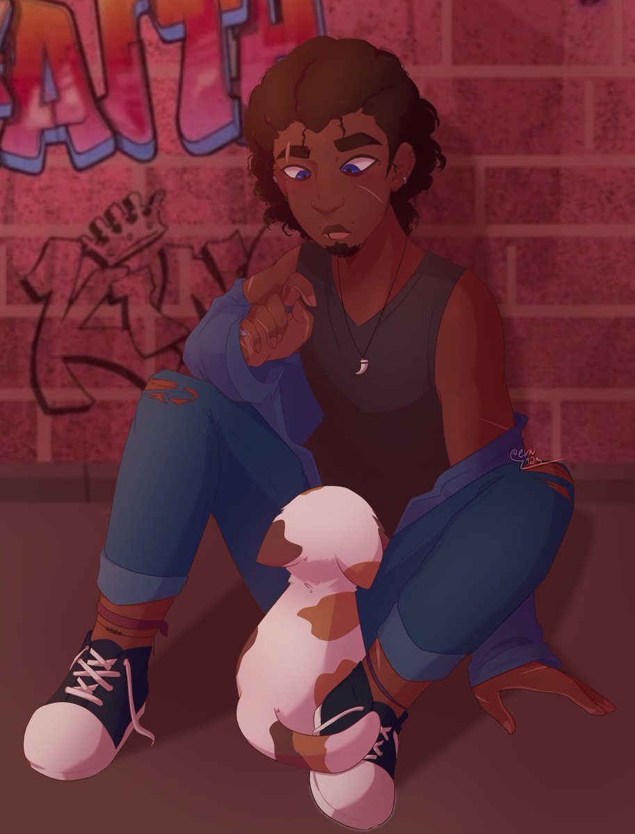 #fhs #fnafhs

lo que nadie sabe es que el primer paso de deuz de querer ser mejor persona y tener character development fue hacer las paces con el gato y adoptarlo