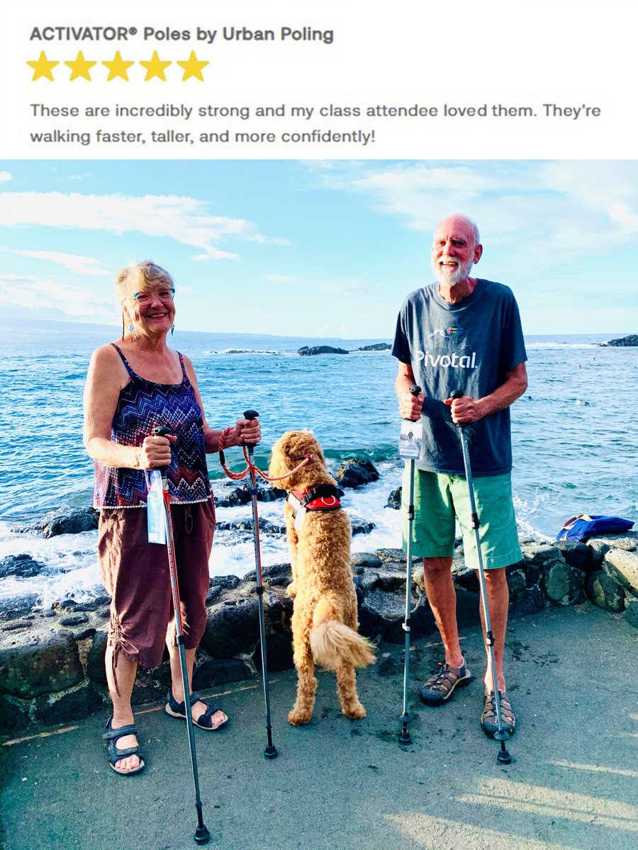 Happy Friday Everyone! Our star product of the week: ACTIVATOR® Poles by Urban Poling! Thank you for the review. Learn more about the benefits of Nordic Walking below
urbanpoling.com/nordic-walking…