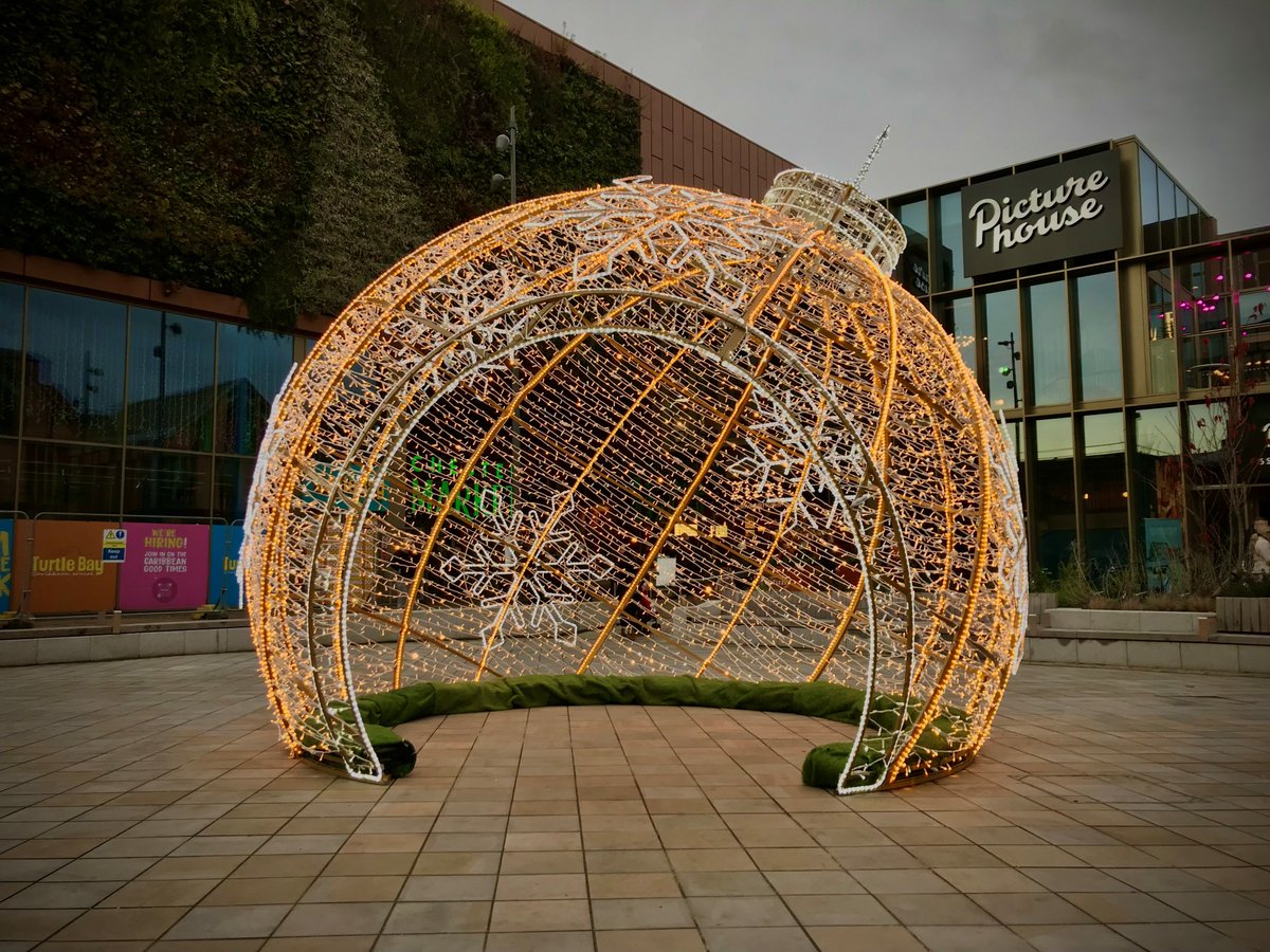 The bauble is back! 💡 We also have The Makers' Markets in Exchange Square this weekend and each weekend until 17 Dec. Plus <a href="/Chester_PH/">Chester Picturehouse</a>  is now open too. 🎞️ Enjoy!