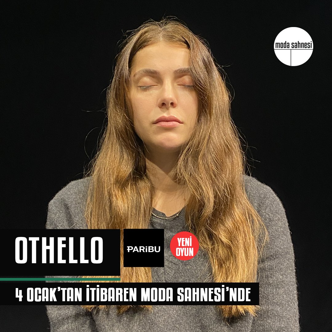 Othello 4 Ocak 2024'ten itibaren moda sahnesi'nde. @canercindoruk @ilayerkok @k_aydogan Prova notları🔻 modasahnesi.com/events/othello