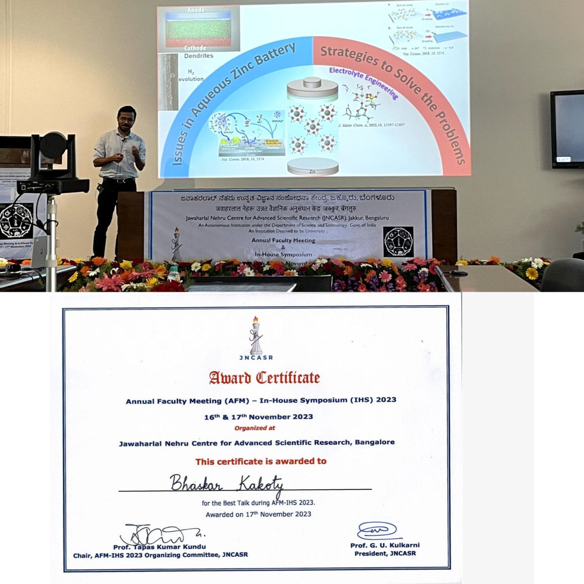 Sharing ideas, inspiring minds and embracing the joy of knowledge exchange- its a celebration of passion and dedication. Grateful and honored for this incredible recognition. #BestTalk #InHouseSymposium #phdlife