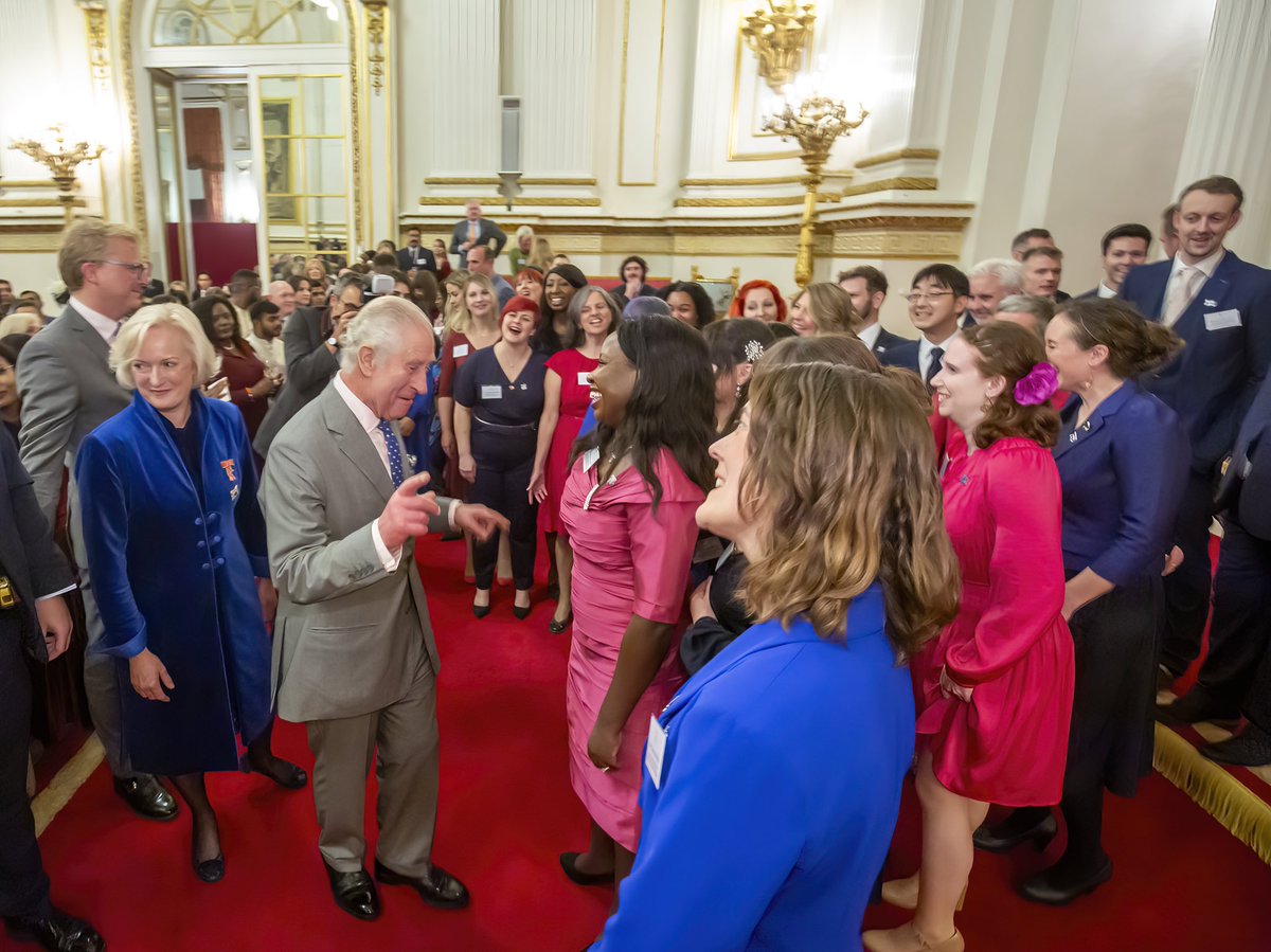 We were incredibly honoured to be invited to sing at a reception to celebrate international nurses and midwives at Buckingham Palace on Tuesday. The event was hosted by His Majesty the King on his 75th birthday. Photos by Ian Jones #nhschoir #nhsengland #kingcharlesat75