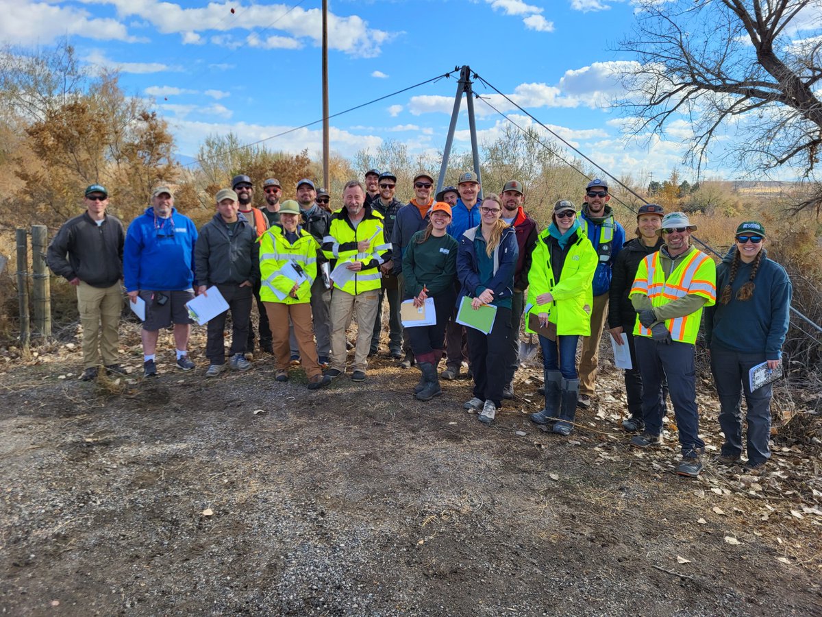 This week's #FieldPhotoFriday comes in from our cableway inspection class in Grand Junction, where we had 19 students and each of our four offices represented!  Thanks to our instructors Stephen, Frank and Seth, who traveled from other #USGS Water Science Centers to help!