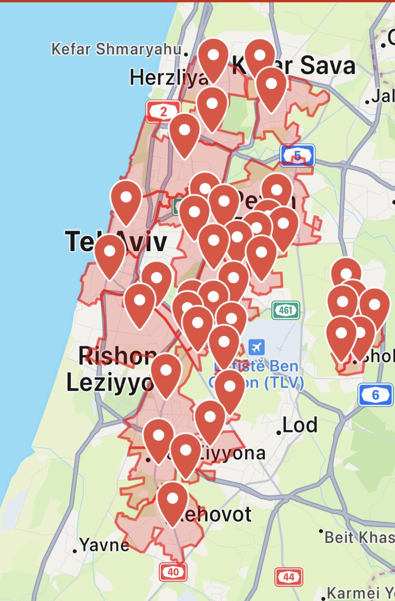 Záplava raket z jižní Gazy na centrální Izrael. 
Komplet celý Tel Aviv a okolí. 
Irone Dome se činí.