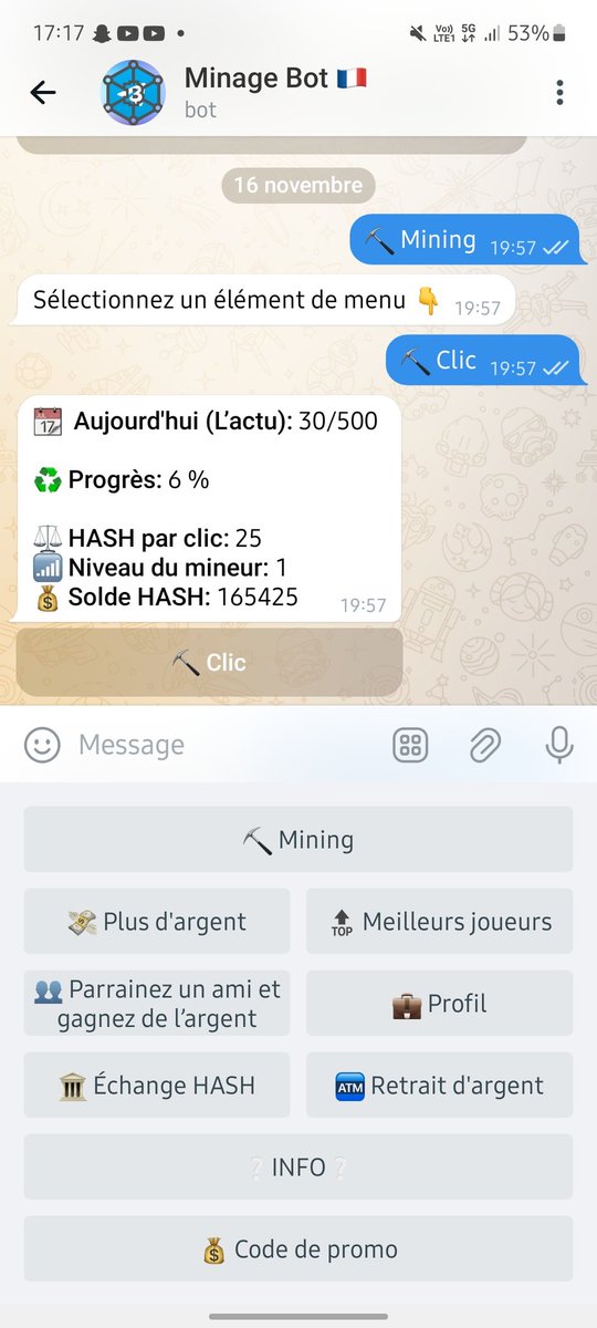 darkix34's tweet image. #Mining #Crypto #MiningBot 

Bot de Minnage Crypto sur telegram, y a pas mal d'info sur le canal, c'est bien fait.

Mines des sous en appuyant : 

t.me/mincrfrbot?sta…