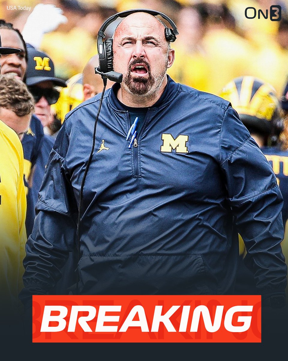 On3's tweet photo. 🚨BREAKING: Michigan has fired linebackers coach Chris Partridge. 

Details: https://t.co/ZuUNFLLpdv https://t.co/Ee7nU7PPB6