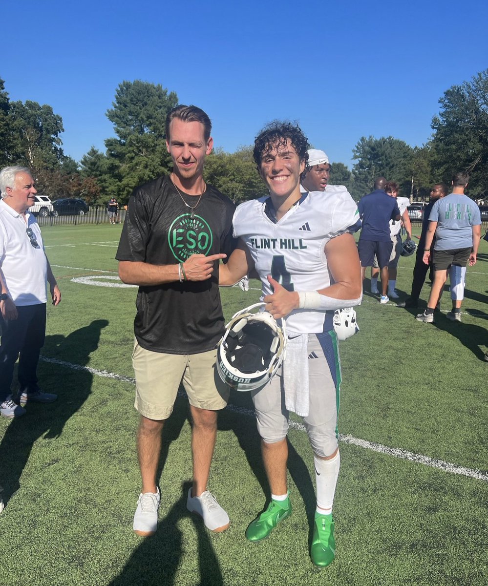 The year didn’t end the way we wanted, but couldn’t of asked to have played with a better group of brothers for senior year ❤️ Looking forward to finding a home for the next 4! Highlights attached. <a href="/CoachP_eterson/">Coach P 🍎🏈📚🎓CoachesHelpingCoaches</a> <a href="/FlintHillFball/">Flint Hill Football</a> 
hudl.com/v/2MXgyq
