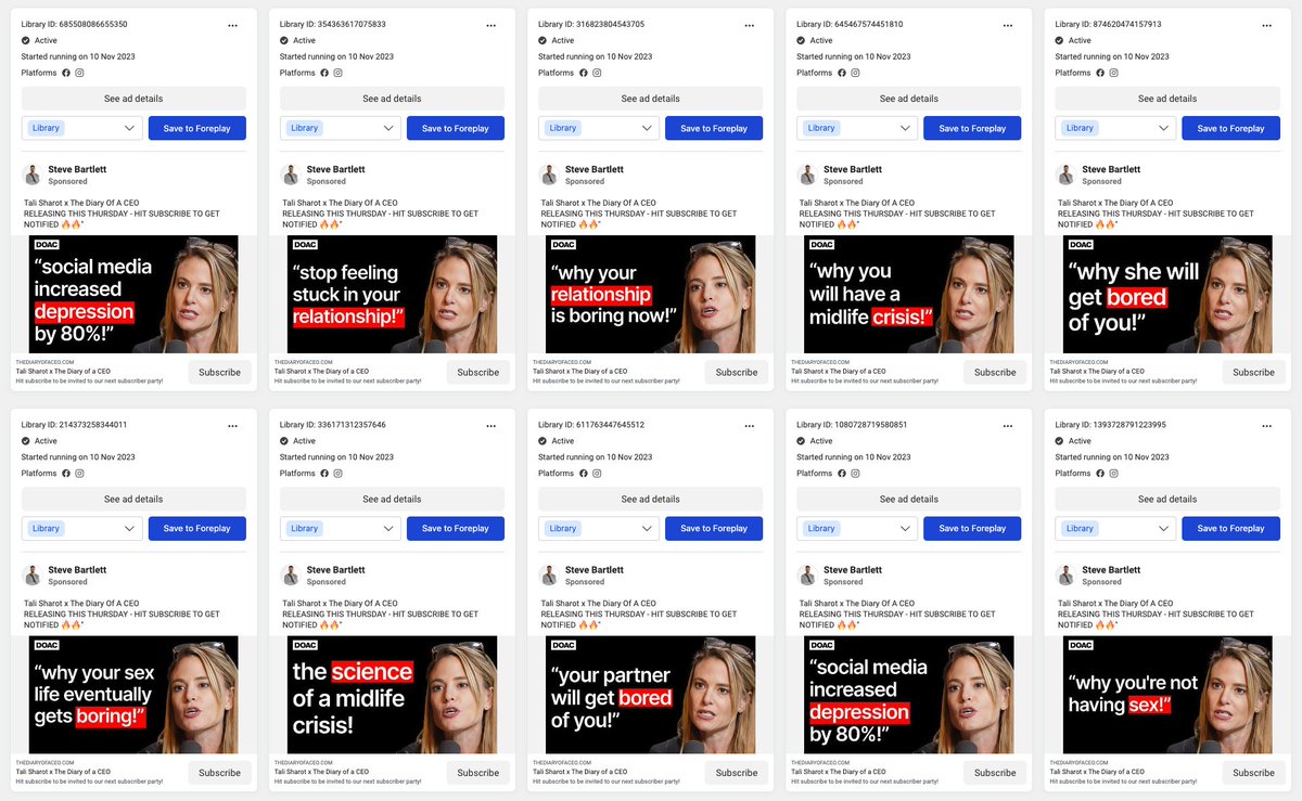 Fraser Cottrell | Ad Creative For Meta & TikTok tweet media