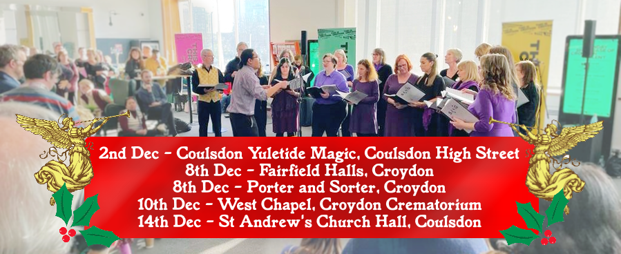 Where you can see me waving arms at people next with <a href="/SingPurley/">S.I.N.G.</a>. 

#LiveMusic #GrassRootsArts #Singing #Choir #Acappella #LondonBoroughOfCulture #Croydon