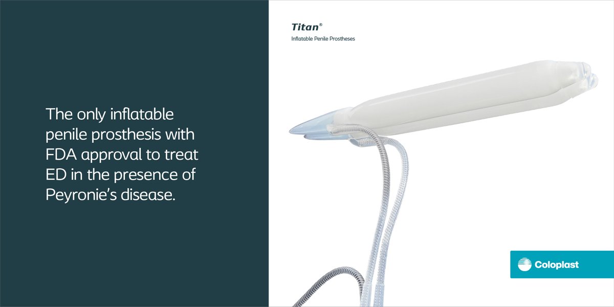 Did you know that #Titan® IPP is the only #FDA approved IPP to treat ED in presence of #PeyroniesDisease? Come hear from Drs. Clavell and Kohler on Addressing PD at the Time of IPP Surgery. #UroSoMe