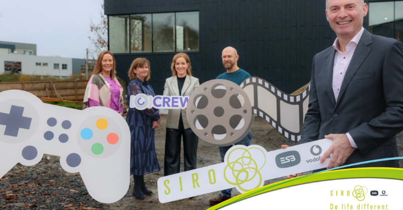 SIROIreland's tweet photo. Today we welcome, Galway’s CREW, Creative Enterprise, and Innovation Hub to Vodafone-SIRO’s GigaBitHub Initiative, which provides world class Gigabit full fibre broadband connectivity to digital hubs across Ireland.
Read more on this partnership here.
#DoLifeDifferent
