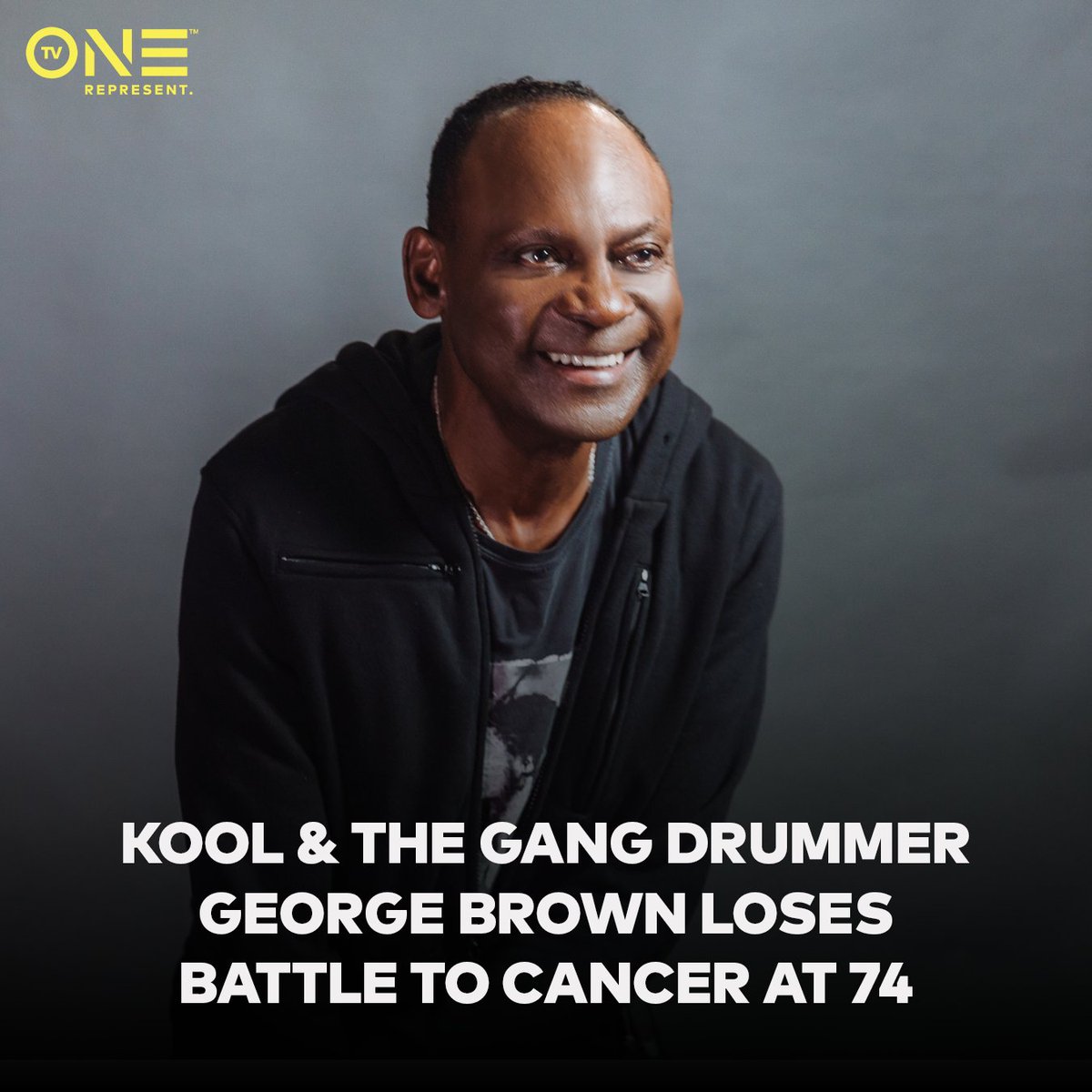 TV One is saddened to share that George "Funky" Brown, founding member and drummer of Kool &amp; The Gang, has passed away at age 74 after a battle with cancer. Our thoughts and prayers are with his loved ones.