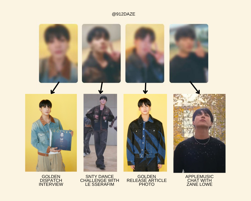 JK - GOLDEN China Lucky Draws Outfit Analysis ✨ 🤍 Left: YETIMALL