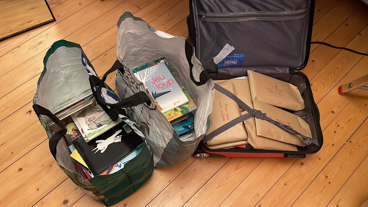 Vacances en vue ? Non non, juste une résidence numérique sur l’éducation aux médias dans une école à 14 classes la semaine prochaine ! 😅😅 #teamerun #EMI