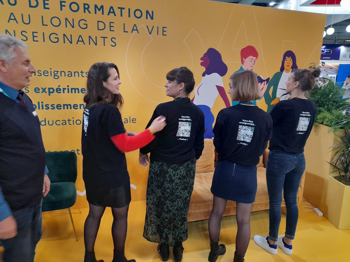 L'édition 2023 du salon @educatechexpo c'est fini ! 🙏Merci à tous les participants, organisateurs, partenaires et surtout merci aux visiteurs d'être venus nous voir ! On repart avec plein d'idées et des 🌟 dans les yeux. A l'année prochaine 👋