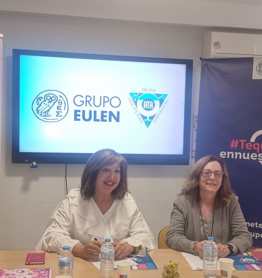 ATA_Trans's tweet photo. 💼 𝗘𝗠𝗣𝗟𝗘𝗢 𝗧𝗥𝗔𝗡𝗦 🏳️⚧️
La asociación ATA-Sylvia Rivera @ATA_Trans sigue ampliando la #BolsaDeEmpleoTrans.
📍Hoy ha firmado con la empresa #GrupoEulen un convenio para la empleabilidad de personas trans🏳️⚧️
#AportandoSoluciones #CupoLaboralTrans #EmpleoTrans https://t.co/bPEqEBB8fz