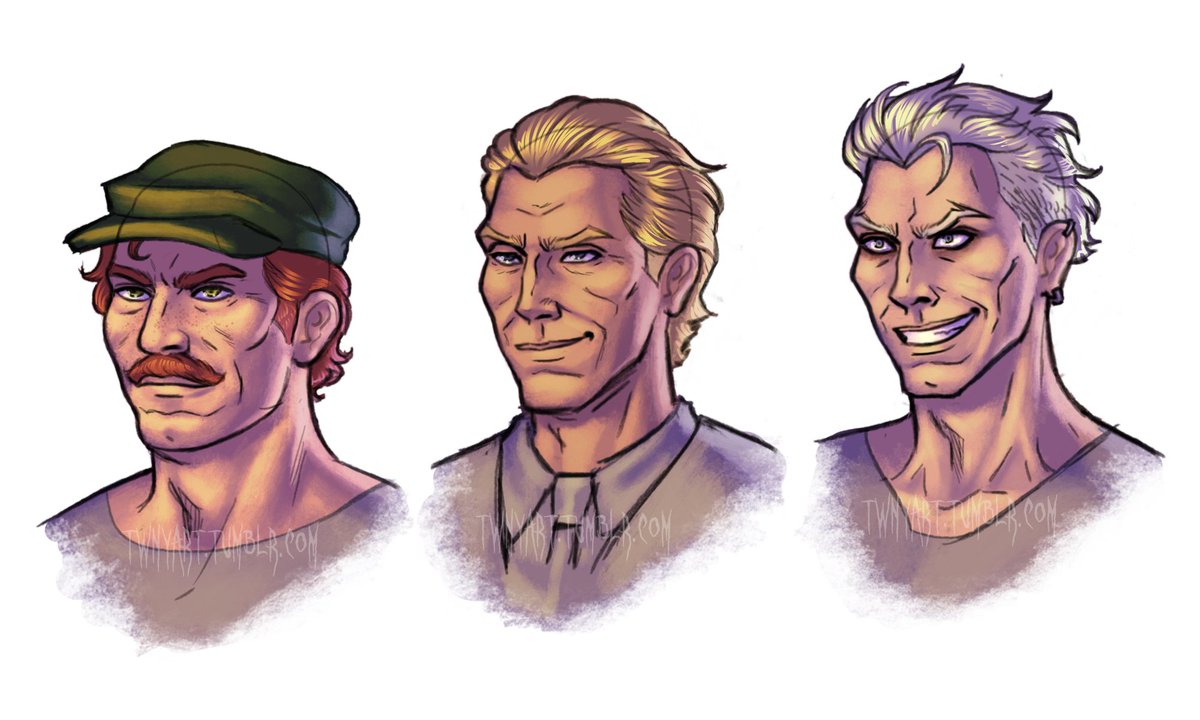 twenny_wan's tweet photo. be a floating head on a concept sheet if you're responsible for ruining miguel o'hara's life #spiderman2099 #georgeohara #tylerstone #kronstone #atsv https://t.co/c14bKIgj7z