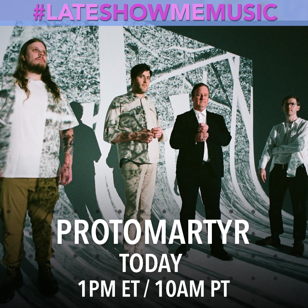 Our filmed performance for @colbertlateshow goes live at 1pm EST. #LateShowMeMusic #Colbert