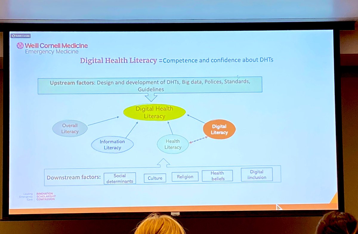 Rachel (Stahl) Salzman (@rachelstahlrd) on Twitter photo Digital health literacy as a “super determinant of health”
Dr. Sarah Wamala Andersson
<a href="/WeillCornell/">Weill Cornell Medicine</a> <a href="/WCMVirtualCare/">Weill Cornell Medicine Center for Virtual Care</a> Digital health literacy as a “super determinant of health”
Dr. Sarah Wamala Andersson
<a href="/WeillCornell/">Weill Cornell Medicine</a> <a href="/WCMVirtualCare/">Weill Cornell Medicine Center for Virtual Care</a>