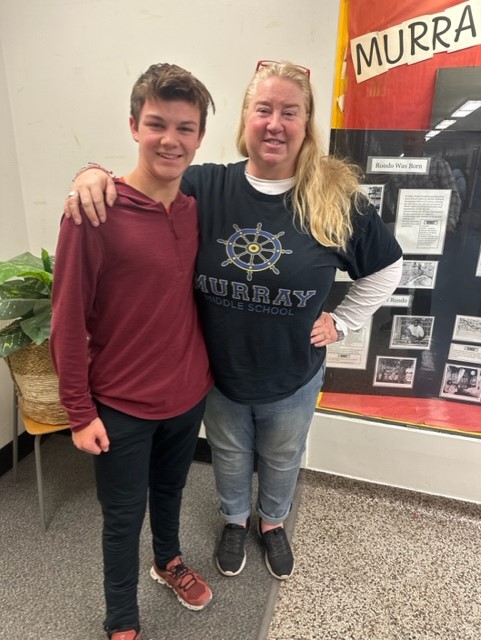 MurrayMS_SPPS's tweet photo. #Pilotprops of the week!Ms. Bittner would like to celebrate Keller Ruhland.He is a phenomenal student,a caring person who works to include others and does that most amazing thing of all:he does the right thing because it's the right thing,no matter if someone is watching or not. https://t.co/FehegS5Rd1