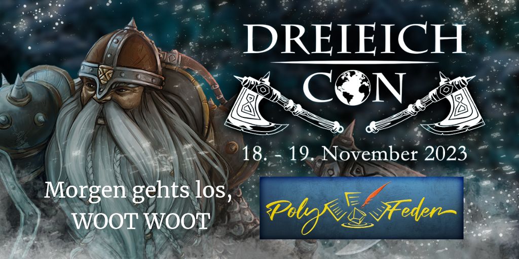 polyfeder's tweet image. 🥳 🥳 Wir sind am Start mit einer Runde #subversionRPG 🥳 🥳 
Am Samstag um 14 Uhr bietet unser Micha &quot;Down by the River&quot; an.
Wir wünschen allen Besucherinnen fantastischen Spaß und eine gute Zeit🖖