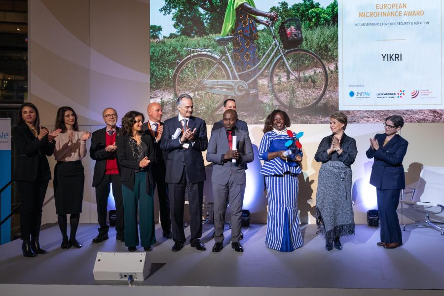 Yikri, a microfinance institution from #BurkinaFaso wins the European Microfinance Award 2023 for its commitment to addressing the challenges of food security in the country. It currently helps ~40K persons, focusing on the most vulnerable groups bit.ly/47u3xNg #EMW2023